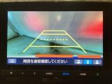 バックでの車庫入れも安心です! リアカメラが付いているバックモニター付のナビを装備しております。操作線もついており距離感も画面から確認できます。