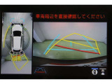 ハンドル操作にあわせてガイドラインが変化するバックカメラ搭載。後退時に後方が見えるのは安心ですね。全方位モニターも搭載しているので、周囲の状況を確認しながら駐車出来ます。慣れない場所でも心強いですよ。