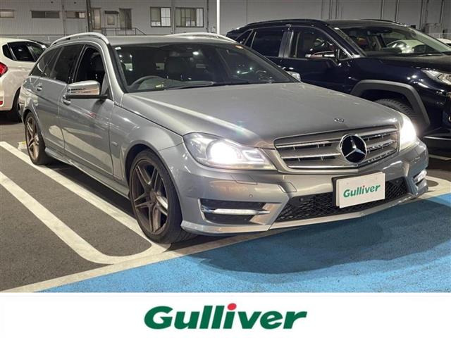 Cクラスワゴン C200 ブルーエフィシェンシー 本革シート 修復歴無し