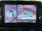 アラウンドビューモニター:空から見下ろしているような視点でスムーズな駐車と安全確認ができ安心して運転出来ます。