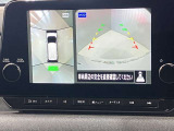 【アラウンドビューモニター】車を上から見下ろしているかのような映像で周囲の状況がひと目で確認、狭い駐車場に駐車するときも安心です♪♪障害物などがあると警告音がなりますので安心して駐車が出来ます★