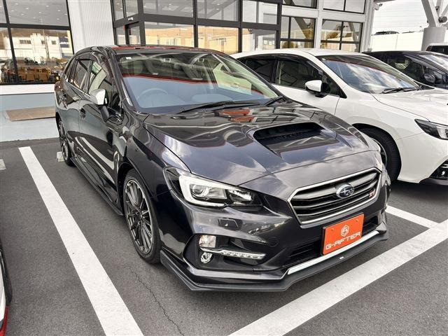 レヴォーグ 1.6 STI スポーツ アイサイト 4WD 禁煙車 STIフロントサイドエアロ 赤革