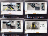 3Dサラウンドカメラ(360&deg;カメラ)で全方位の死角となる部分や発進時・駐車時・細い路地からの運転などカメラを通してモニターで確認することが可能です。