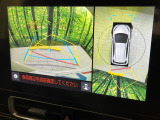 【パノラミックビューモニター】専用のカメラにより、上から見下ろしたような視点で360度クルマの周囲を確認することができます☆死角部分も確認しやすく、狭い場所での切り返しや駐車もスムーズに行えます。