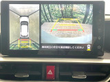 【パノラミックビューモニター】専用のカメラにより、上から見下ろしたような視点で360度クルマの周囲を確認することができます☆死角部分も確認しやすく、狭い場所での切り返しや駐車もスムーズに行えます。