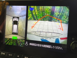 【アラウンドビューモニター】専用のカメラにより、上から見下ろしたような視点で360度クルマの周囲を確認することができます☆死角部分も確認しやすく、狭い場所での切り返しや駐車もスムーズに行えます。