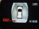 全周囲モニターの映像の画像になります。