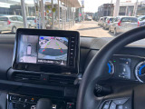 上空から見下ろしたような表示で車両感覚のつかみやすい『アラウンドビューモニター』に移動物検知警報(MOD)があり更に安心です。