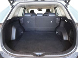 5人乗車時でも十分なスペースのトランクルームです。