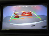 バックガイドモニターを装備しています、車庫入れもラクラクです。