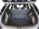 5人乗車時でも十分なスペースのトランクルームです。