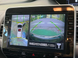 【アラウンドビューモニター】専用のカメラにより、上から見下ろしたような視点で360度クルマの周囲を確認することができます☆死角部分も確認しやすく、狭い場所での切り返しや駐車もスムーズに行えます。
