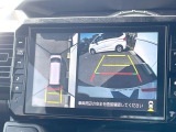 【パノラマモニター】専用のカメラにより、上から見下ろしたような視点で360度クルマの周囲を確認することができます☆縦列駐車や幅寄せ時に活躍してくれます♪