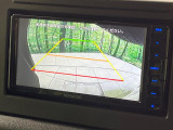【バックカメラ】駐車時に後方がリアルタイム映像で確認できます。大型商業施設や立体駐車場での駐車時や、夜間のバック時に大活躍!運転スキルに関わらず、今や必須となった装備のひとつです!