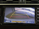 バックガイドモニターで、後方を確認しながら安心して駐車することができます。運転初心者も熟練者も必須の機能ですよ!
