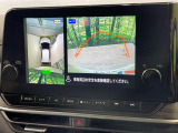 【アラウンドビューモニター】専用のカメラにより、上から見下ろしたような視点で360度クルマの周囲を確認することができます☆死角部分も確認しやすく、狭い場所での切り返しや駐車もスムーズに行えます。