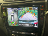 【アラウンドビューモニター】専用のカメラにより、上から見下ろしたような視点で360度クルマの周囲を確認することができます☆死角部分も確認しやすく、狭い場所での切り返しや駐車もスムーズに行えます。