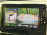 【アラウンドビューモニター】専用のカメラにより、上から見下ろしたような視点で360度クルマの周囲を確認することができます☆死角部分も確認しやすく、狭い場所での切り返しや駐車もスムーズに行えます。