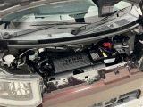 エンジンルーム内も隅々まで掃除がいきわたっています!ターボ付で街中から高速まで快適クルージング!
