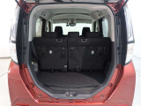 広々としたラゲージスペースを備えています。大きなものや長さのある荷物もしっかりと積み込めます。