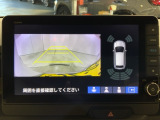 リアカメラ付で、後方をナビ画面で確認。車庫入れも安心です。もちろん、バックギアと連動しています。