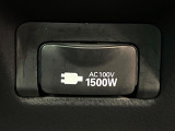 【1500Wアクセサリーコンセント】消費電力1500Wまでの家電が使えます。キャンプやスポーツ・アウトドアでのアクティビティはもちろん、災害・停電の際に大活躍♪