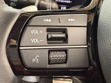 オーディオコントロールスイッチ付き!ハンドルを握ったままチャンネルや音量の調整が可能です。見た目以上に運転していると便利な機能なんですよ。
