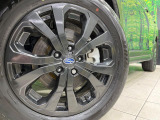 【純正アルミホイール】外観にマッチした純正アルミホイールを装着しております。各種社外アルミホイールや、スタッドレスタイヤも取扱いしております。是非ご相談ください♪