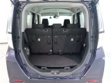 広々としたラゲージスペースを備えています。大きなものや長さのある荷物もしっかりと積み込めます。