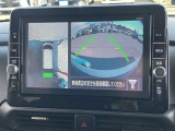 アラウンドビューモニターです!上空から貴方のお車をモニタニングしている様に車両の周りの安全確認が出来ます!