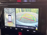 【パノラマモニター】専用のカメラにより、上から見下ろしたような視点で360度クルマの周囲を確認することができます☆縦列駐車や幅寄せ時に活躍してくれます♪