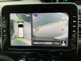 【アラウンドビューモニター】空から見下ろしているような視点で周囲を確認できます。スムースな駐車をサポートします♪