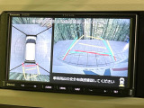【パノラマモニター】専用のカメラにより、上から見下ろしたような視点で360度クルマの周囲を確認することができます☆縦列駐車や幅寄せ時に活躍してくれます♪