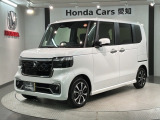 全国納車可 第三者機関証明書付 H SENSING 新車保証 試乗車 ワンオーナー ナビLXU-242NBi TV Rカメラ CD録音 DVD装備のN-BOXカスタム コーディネートスタイル入庫