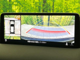 【360&deg;ビューモニター】専用のカメラにより、上から見下ろしたような視点で360度クルマの周囲を確認することができます☆死角部分も確認しやすく、狭い場所での切り返しや駐車もスムーズに行えます。