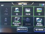 フルセグTV視聴可能・CD/DVD再生機能付きで、Bluetoothオーディオや音楽レコーディングにも対応しており、車内のエンターテインメントが充実しております ♪