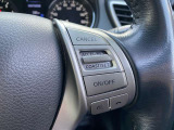 ステアリング右側です。クルーズコントロールスイッチが並びます。
