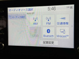 お気に入りの曲をBluetoothで再生できます♪ ドライブがさらに楽しくなりますよ♪
