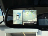 アラウンドビューモニターはルームミラーにも映ります