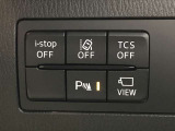 運転席回りのスイッチで安全装備のON/OFFも簡単に!