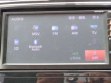 フルセグTV・DVD再生・Bluethooth、機能も充実しています。