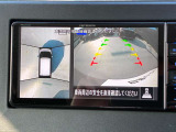 アラウンドビューモニターがナビゲーションに映るのでバックもラクラクですよ!!