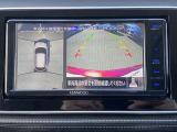 車の上から見下ろしたような360度見えるアラウンドビューモニター搭載してます!狭い駐車場や暗い場所でも安心して駐車出来ます!