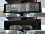 スマートルームミラーなので後席に人や大きな荷物があっても後方確認がしやすいです。