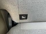 ISO FIX対応していますのでチャイルドシートをがっちり固定できます。