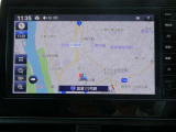大きなモニターのメモリーナビゲーションではじめての道や知らない道も快適にドライブ!