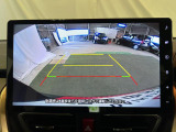 見えづらい車体後方部を映像で映し出してしっかりサポート!難しいバック駐車も安心です♪