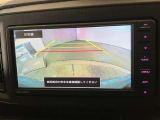 バックギアに入れると、このように後方が映し出されます!最終確認はご自身の目と耳で必ず行ってください!安全第一で!