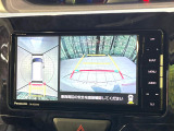 【パノラマモニター】専用のカメラにより、上から見下ろしたような視点で360度クルマの周囲を確認することができます☆死角部分も確認しやすく、狭い場所での切り返しや駐車もスムーズに行えます。