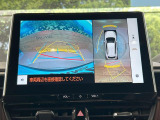 【パノラミックビューモニター】専用のカメラにより、上から見下ろしたような視点で360度クルマの周囲を確認することができます☆死角部分も確認しやすく、狭い場所での切り返しや駐車もスムーズに行えます。